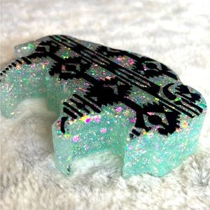 Handmade Buffalo shelf decor